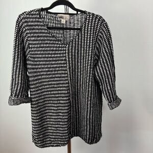 Habitat black and white cotton sweater